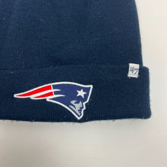 New England Patriots NFL 47 Brand Beanie - Picture 2 of 6